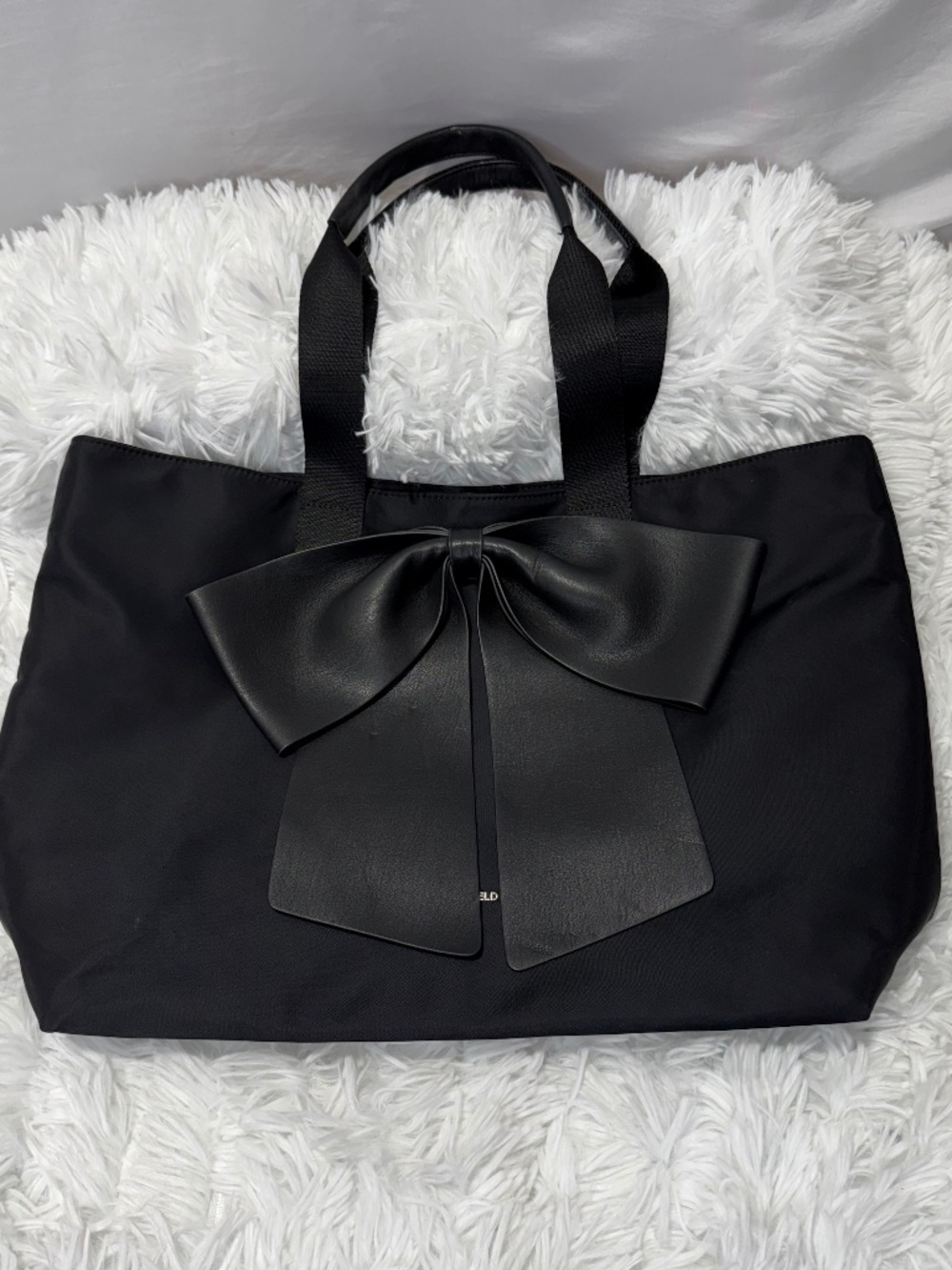 NWOT- KARL LAGERFELD Bow Tote